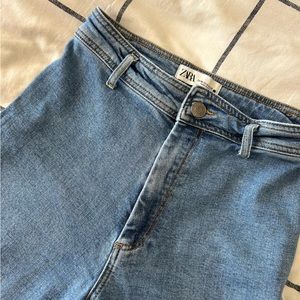 Zara The Marine Straight Denim Pants